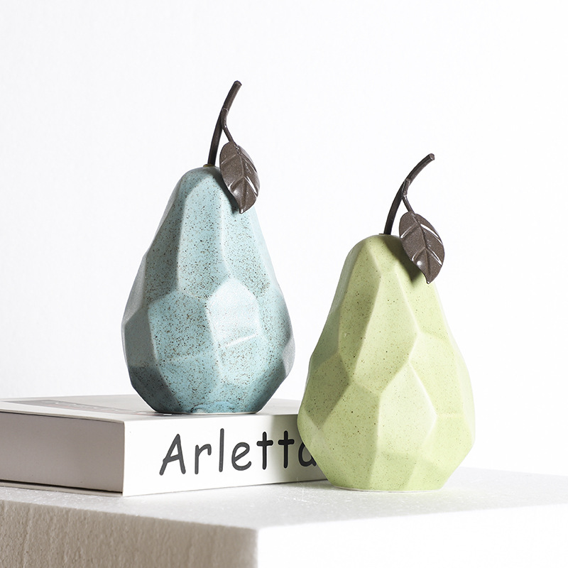 Nordic Sculpture Ceramic Apple – Home Decor Modern Organic recenzja i cena